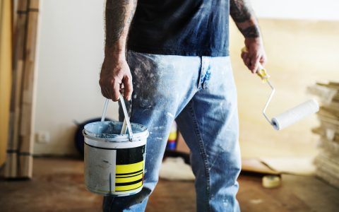 Room interior renovation indoor paint